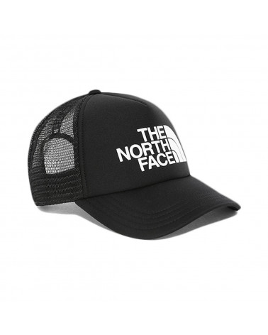 The North Face Logo Trucker Black/White