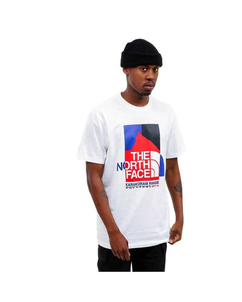 The North Face T-Shirt Karakoram Graphic TNF White
