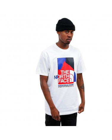The North Face T-Shirt Karakoram Graphic TNF White