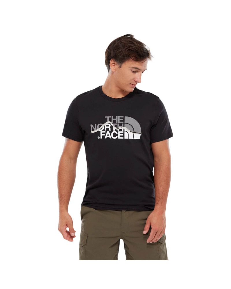 The North Face T-Shirt Mountain Line Black