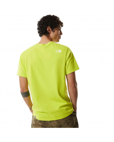 The North Face T-Shirt Mountain Line Sulphur Spring Green