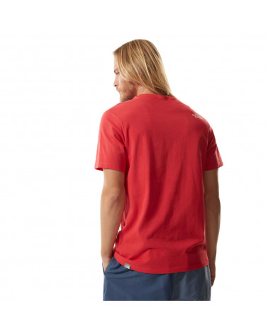 The North Face T-Shirt Mountain Line Rococco Red