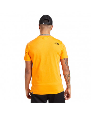 The North Face T-Shirt Simple Dome Light Exuberance Orange