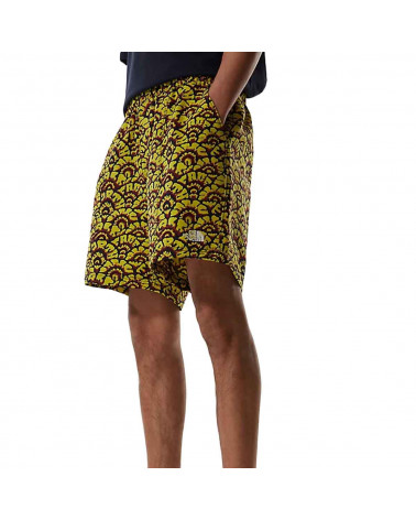 The North Face Pantaloncini Class V Pull On Citronelle Green Ashbury Floral Print-Aviator Navy