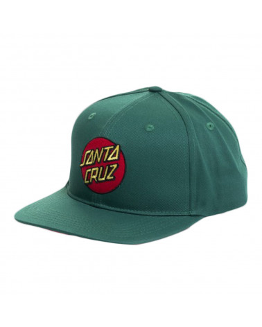 Santa Cruz Classic Dot Snapback Evergreen