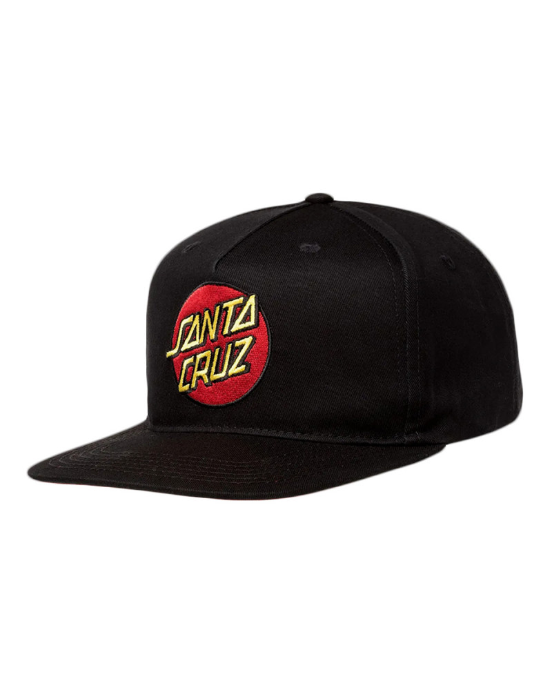 Santa Cruz Cappello Classic Dot Snapback Black