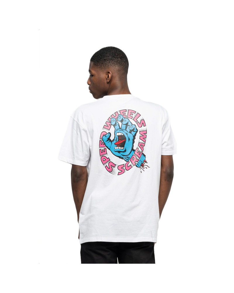 Santa Cruz Screaming Hand Scream T-Shirt White