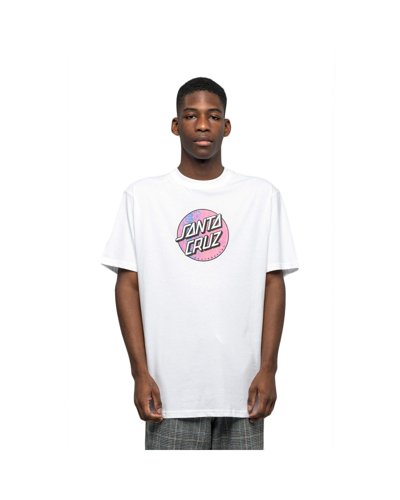 Santa Cruz Scales Dot T-Shirt White