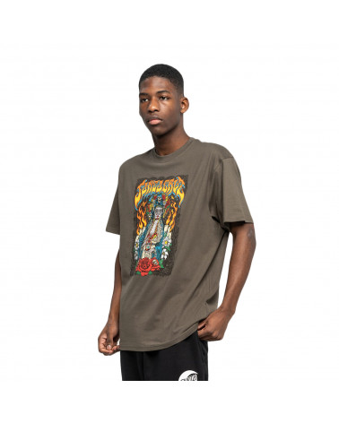 Santa Cruz Santa Muerte T-Shirt Washed Black