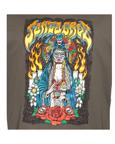 Santa Cruz Santa Muerte T-Shirt Washed Black