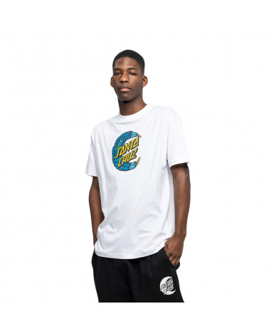 Santa Cruz Bigfoot Moon Dot T-Shirt White