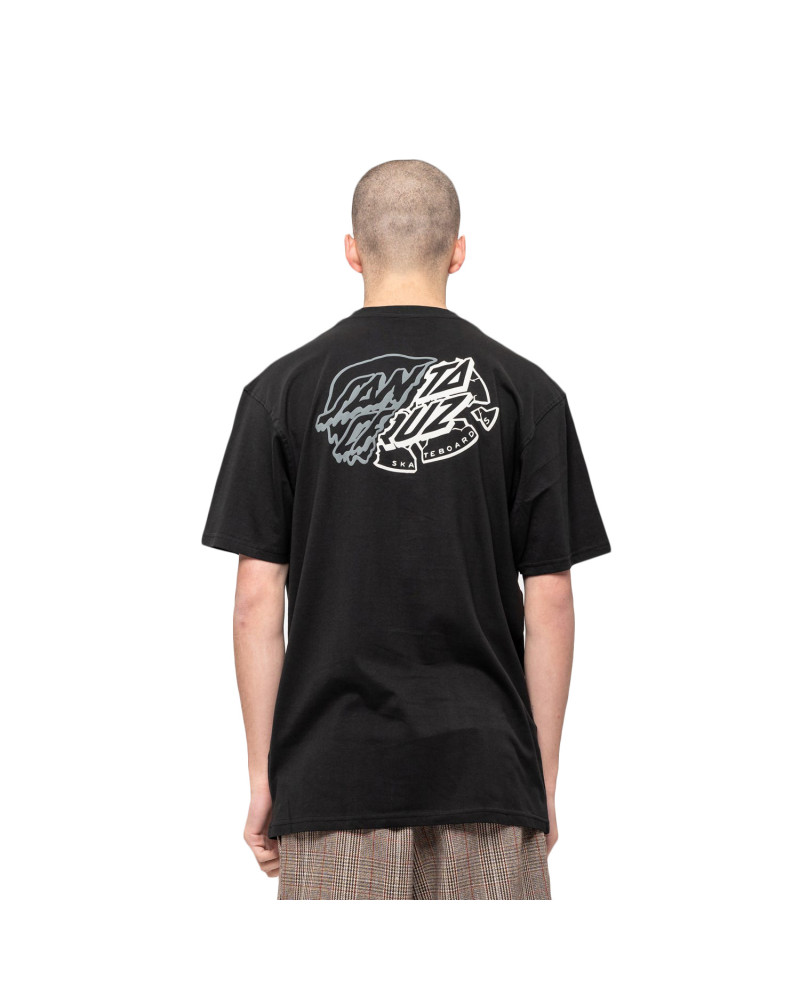 Santa Cruz Universal Dot T-Shirt Black