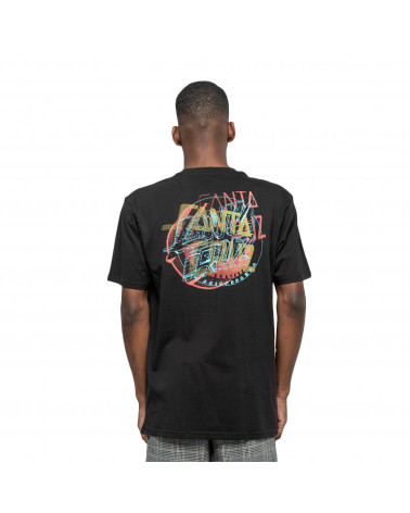Santa Cruz No Pattern Dot T-Shirt Black