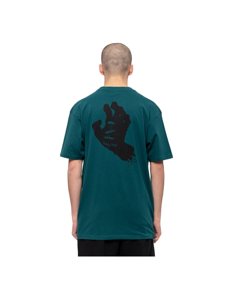 Santa Cruz Contra Hand Mono T-Shirt Teal