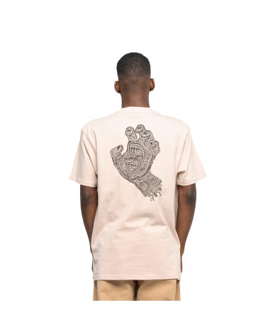Santa Cruz Muerte Screaming Hand T-Shirt Mushroom