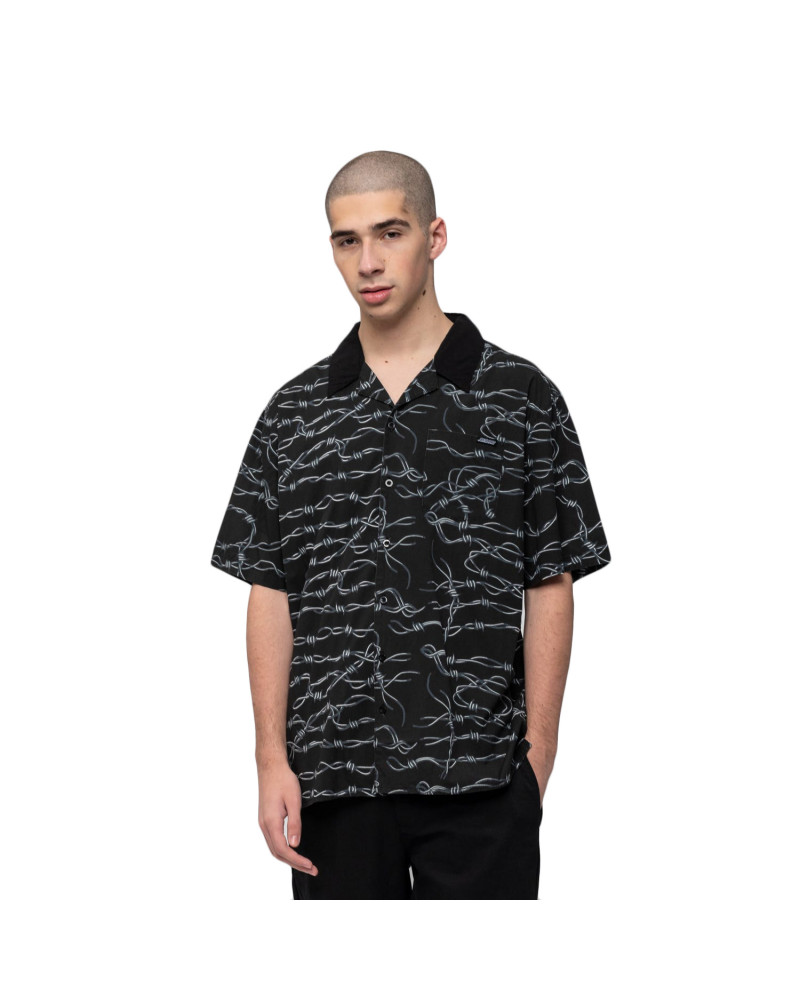 Santa Cruz Camicia Barbed Wire Shirt Black