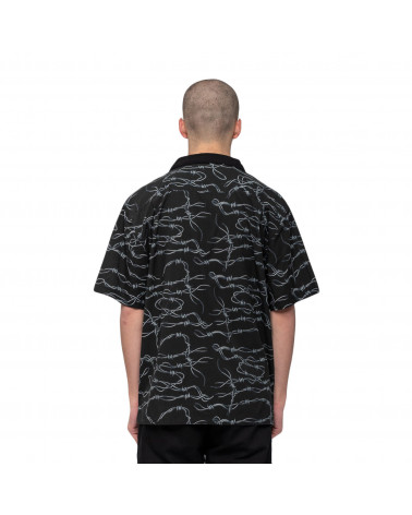 Santa Cruz Camicia Barbed Wire Shirt Black
