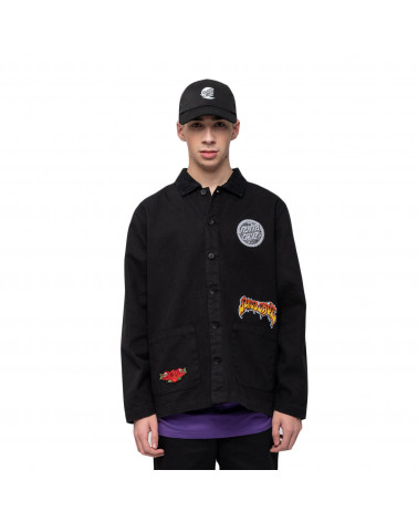 Santa Cruz Plant Jacket Washed Black