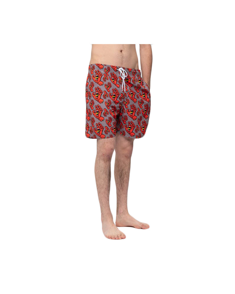 Santa Cruz Hands All Over Swimshort Light Grey