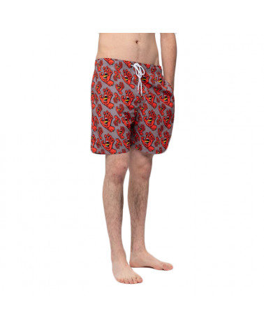 Santa Cruz Hands All Over Swimshort Light Grey