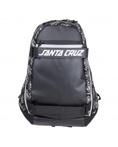 Santa Cruz Zaino Dispatch Skatepack Black Hands All Over