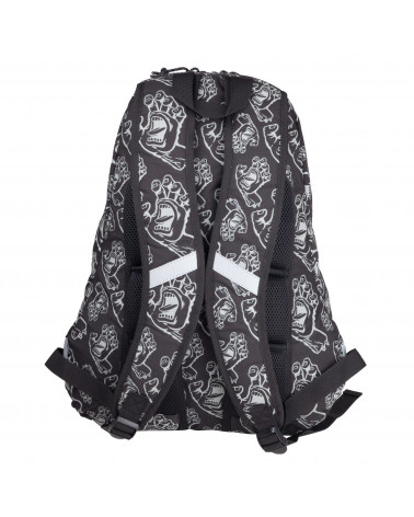 Santa Cruz Zaino Dispatch Skatepack Black Hands All Over