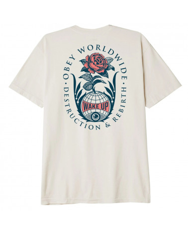 Obey Destruction & Rebirth Classic T-Shirt Cream