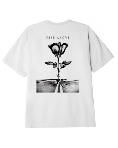 Obey Rise Above Rose Classic T-Shirt White