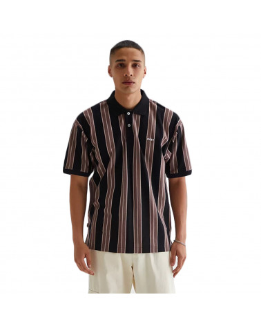 Obey Earl Polo Black Multi