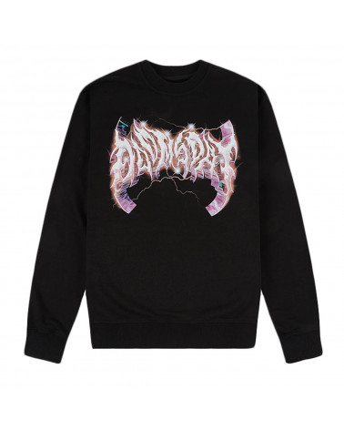 Doomsday Felpa Metalcrhome Crewneck Black