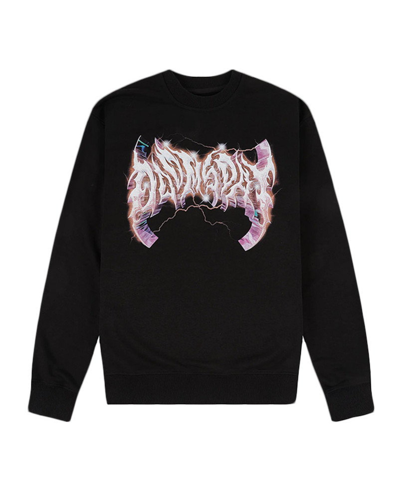 Doomsday Felpa Metalcrhome Crewneck Black