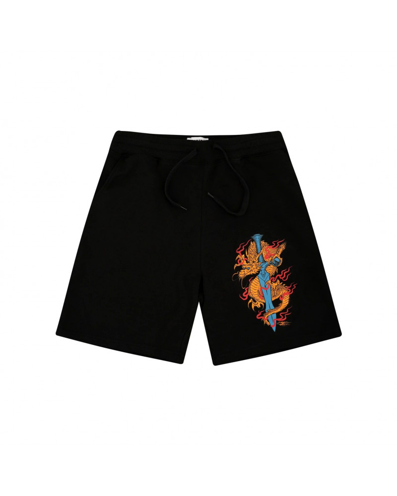 Doomsday Dragon Sweat Short Black