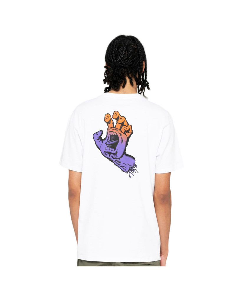 Santa Cruz Bogus Hand Fade T-Shirt White
