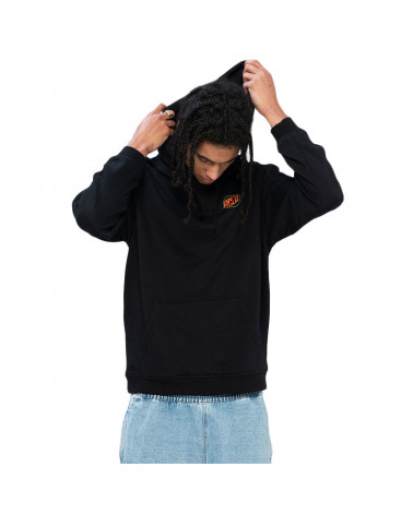 Santa Cruz Sweatshirt Toxic Hand Hoodie Black