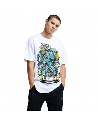 Dolly Noire T-Shirt Insalta Di Polpo White