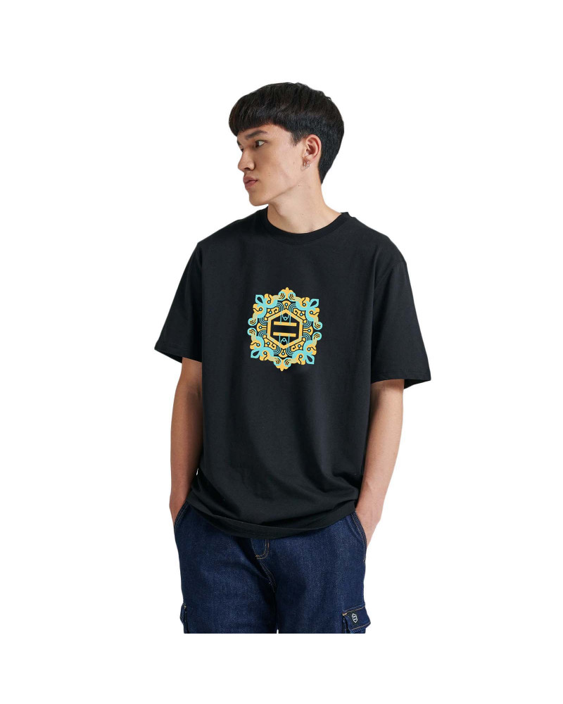 Dolly Noire T-Shirt Logo Maiolica Black/Green