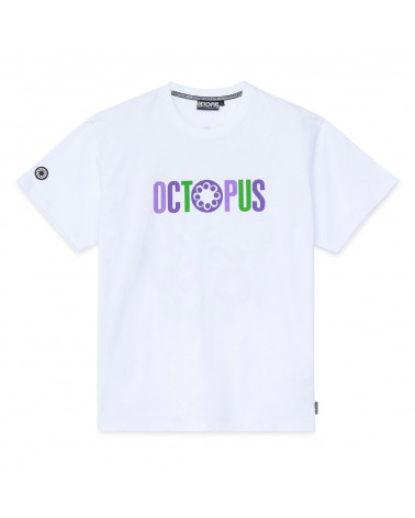 Octopus T-Shirt Letterz Logo Tee White
