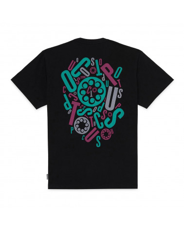 Octopus T-Shirt Letterz Logo Tee Black