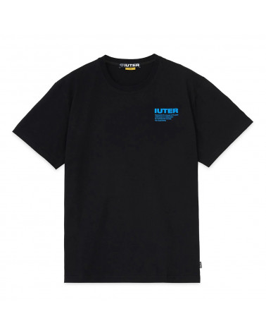 Iuter T-Shirt Info Tee Black