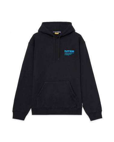 Iuter Felpa Info Hoodie Black