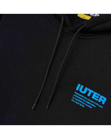 Iuter Sweatshirt Info Hoodie Black