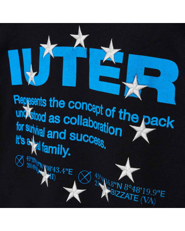 Iuter Sweatshirt Info Hoodie Black
