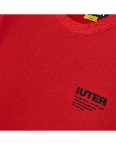 Iuter Sweatshirt Info Crewneck Red