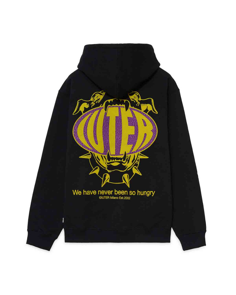 Iuter Sweatshirt Hungry Hoodie Black