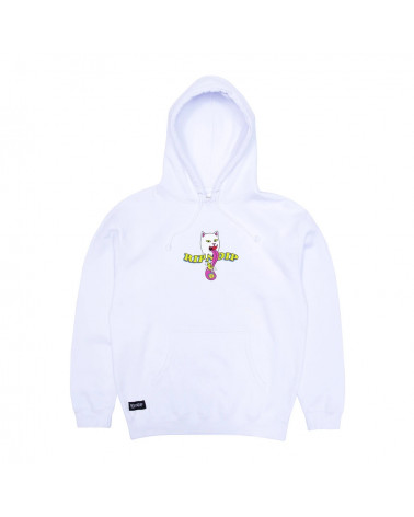 RIPNDIP Felpa Micro Nerm Hoodie White