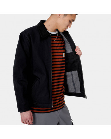 Carhartt Wip Detroit Jacket (Winter) Black/Black Rigid
