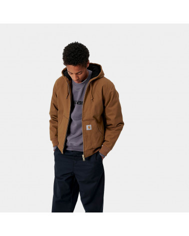Carhartt WIP Giacca Active Jacket (Winetr) Hamilton Brown