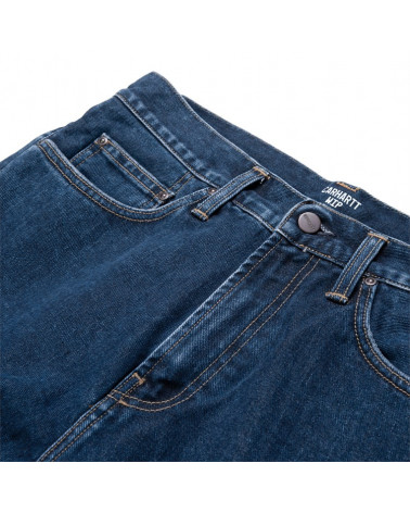 Carhartt Wip Jeans Pontiac Pant Blue Stone Washed