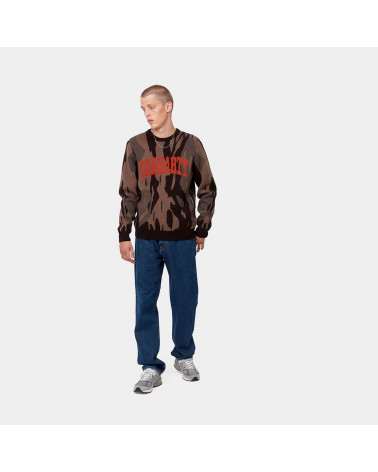 Carhartt Wip Jeans Pontiac Pant Blue Stone Washed