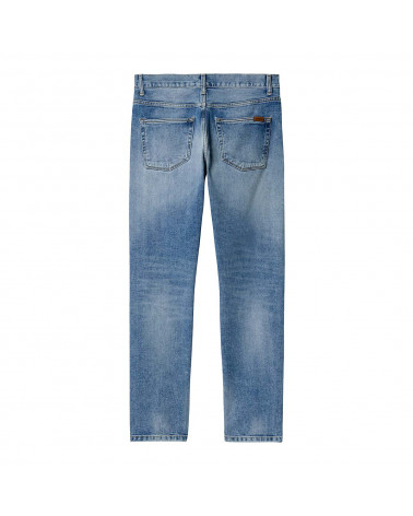 Carhartt Wip Vicious Pant Blue Light Used Wash